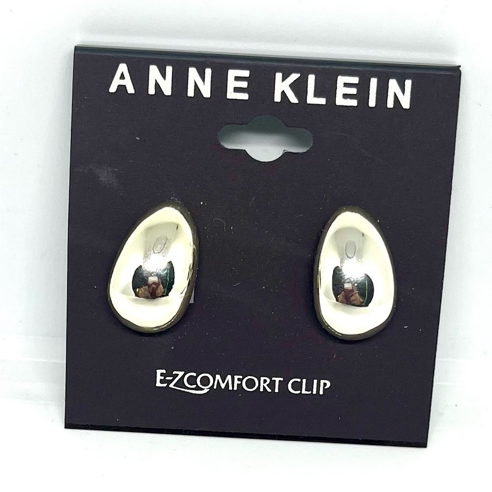 Anne Klein E-ZComfort Clip on Earrings NWT